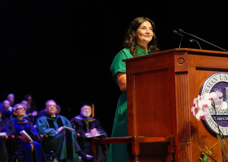 Libby Adams '27 found her way to Furman, and now she's helping shape its future