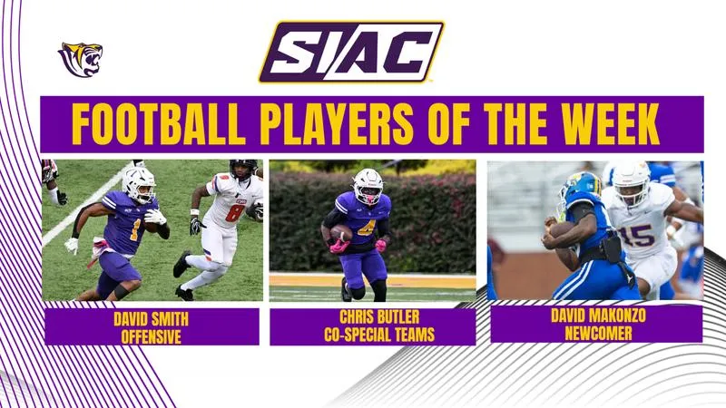 Benedict's Smith, Butler, Makonzo Take SIAC Players Of The Week Honors