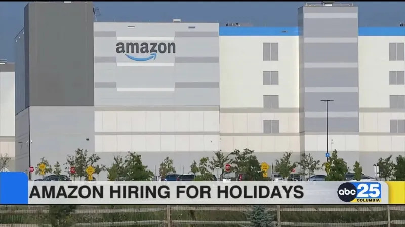Amazon hiring for holidays