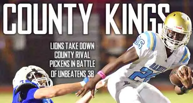 This week in the PICKENS COUNTY COURIER's FOOTBALL FRENZY Sponsored by MOUNTAIN VIEW FUNERALS AND CREMATIONS