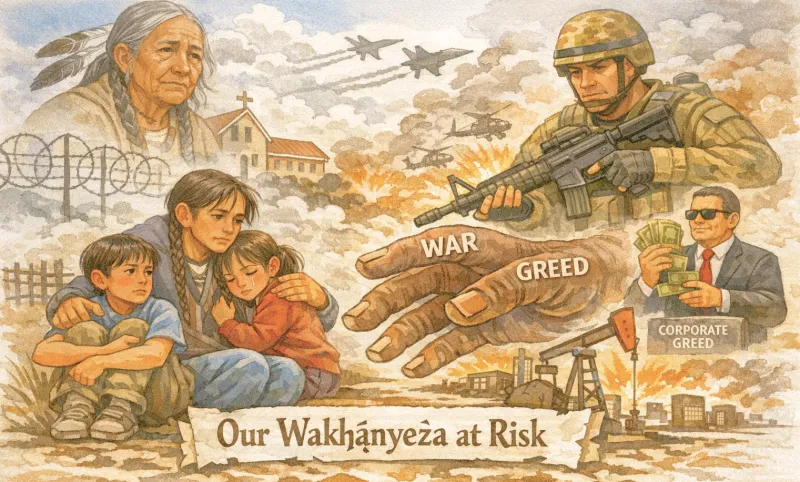 When the world forgets they are Wak..yea, Sacred Beings