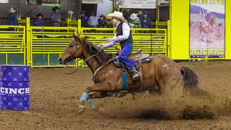 Reinert, Steele Lock Up 1-2 Regional Finish in Barrel Racing as Yellow Jacket Cowgirls Punch Ticket to CNFR