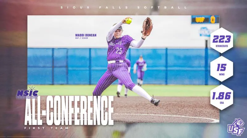 Duncan Named to NSIC All-Conference List