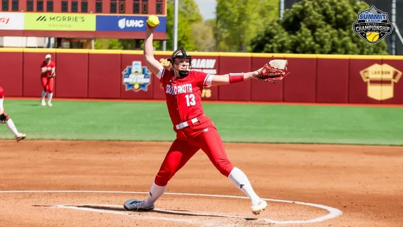 Evans Tosses Three-Hit Gem as Yotes Upset Top-Seed Omaha in Shutout