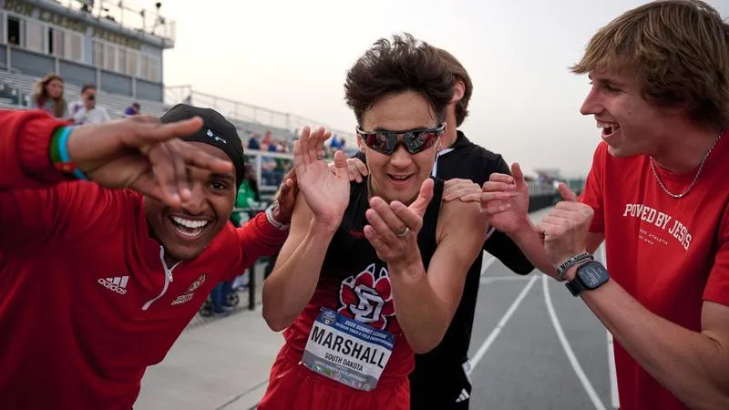 Coyotes win two events, lead men's standings after opening day of Summit League Championships