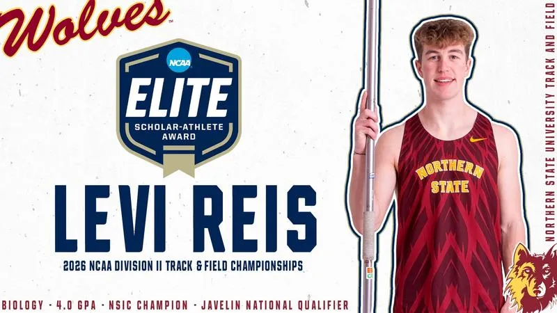 LEVI REIS WINS ELITE SCHOLAR-ATHLETE AWARD FOR NCAA DIVISION II MEN'S OUTDOOR TRACK & FIELD CHAMPIONSHIPS