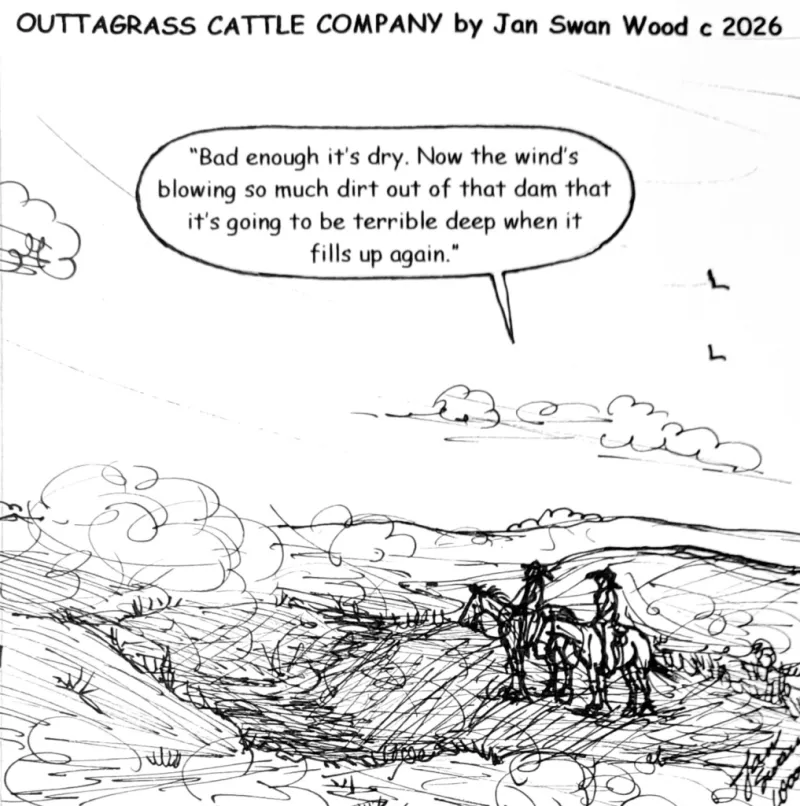 Outtagrass Cattle Co. cartoon