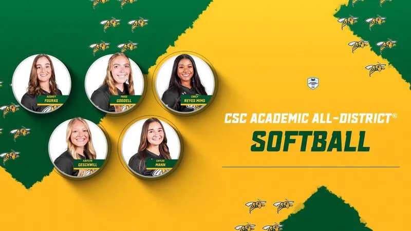 Five Yellow Jackets Named CSC Academic All-District