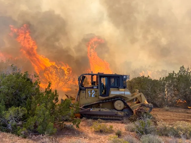 The heavy equipment of firefighting