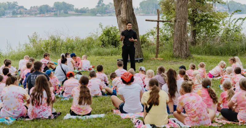 A Holy Spirit nudge inspires an idyllic Bible camp