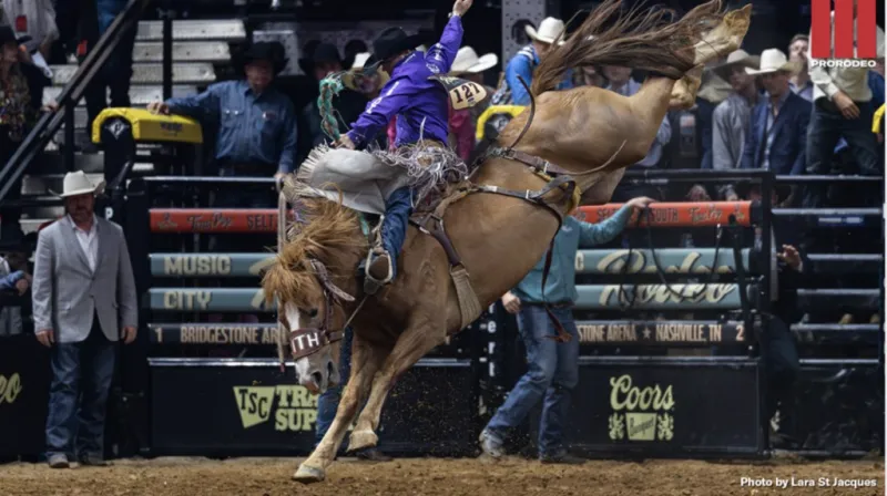 Saddle bronc rider Shorty Garrett captures big win at Music City Rodeo