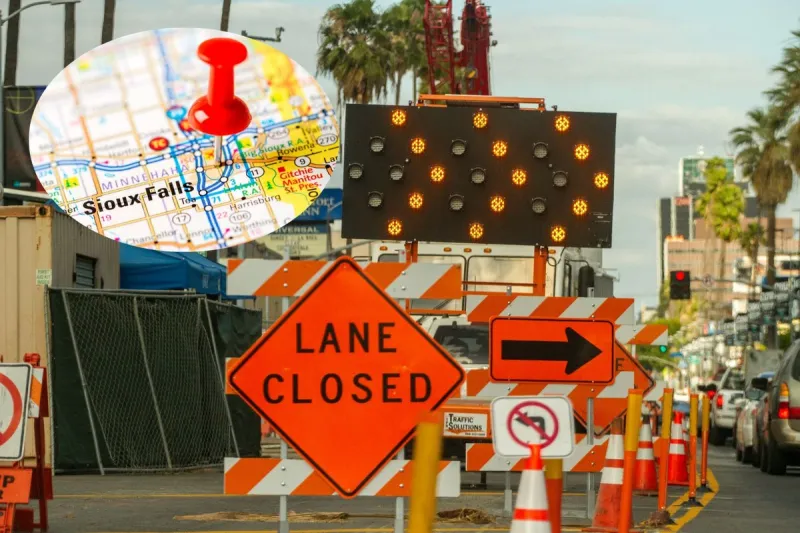 Sioux Falls Drivers: Lane Closures on 57th Street & Sycamore Ave.
