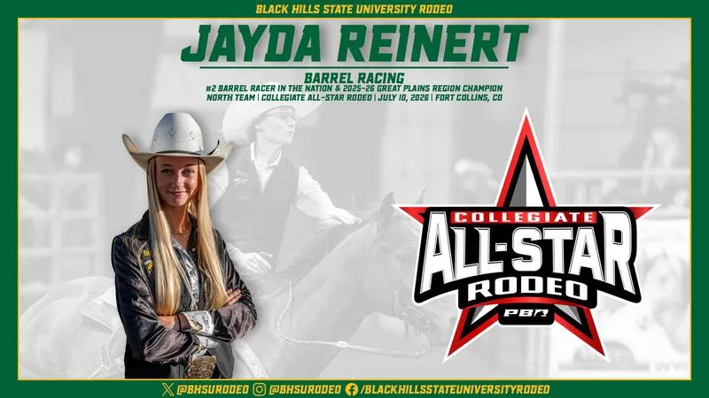 Reinert Selected to Collegiate All-Star Rodeo