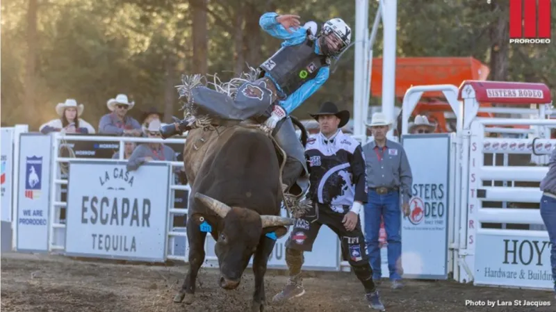 Resistol Rookie Eyer Morrison claims win at Sisters, Ore., rodeo Xtreme Bull Riding