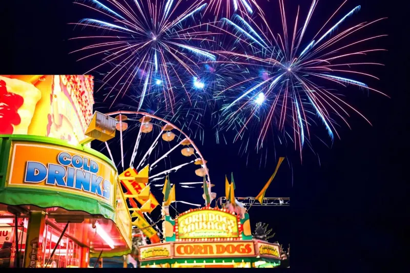 Fireworks Light Up Sioux Empire Fair Sneak Peek Night