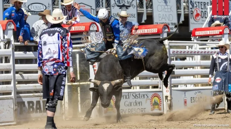 Stetson Wright takes home All-Around and Bull Riding titles at Sisters (Ore.) Rodeo