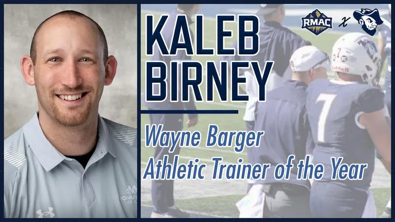 Kaleb Birney Named 2026 Wayne Barger Athletic Trainer of the Year