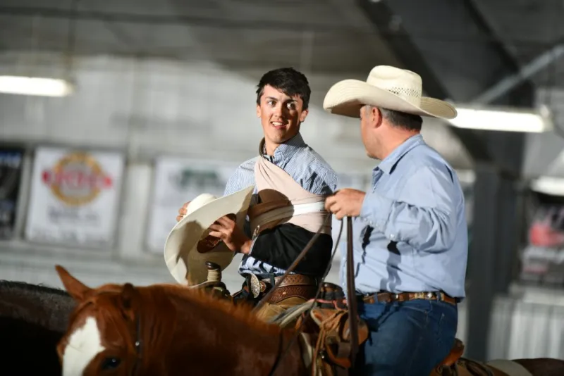 Bringing his best: Cooper Martin competes in NDHSRA with broken collarbone