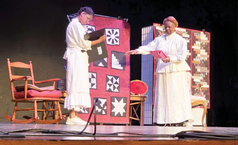 Juneteenth celebration blends theater, history and community quilting