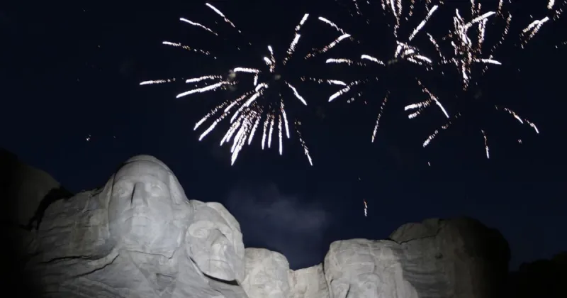 Preparations for Trump and Mount Rushmore fireworks include First Amendment area for protesters