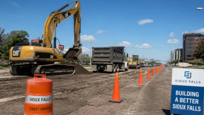 Sioux Falls Road Work Will Impact Traffic on 57th and 69th Streets This Week