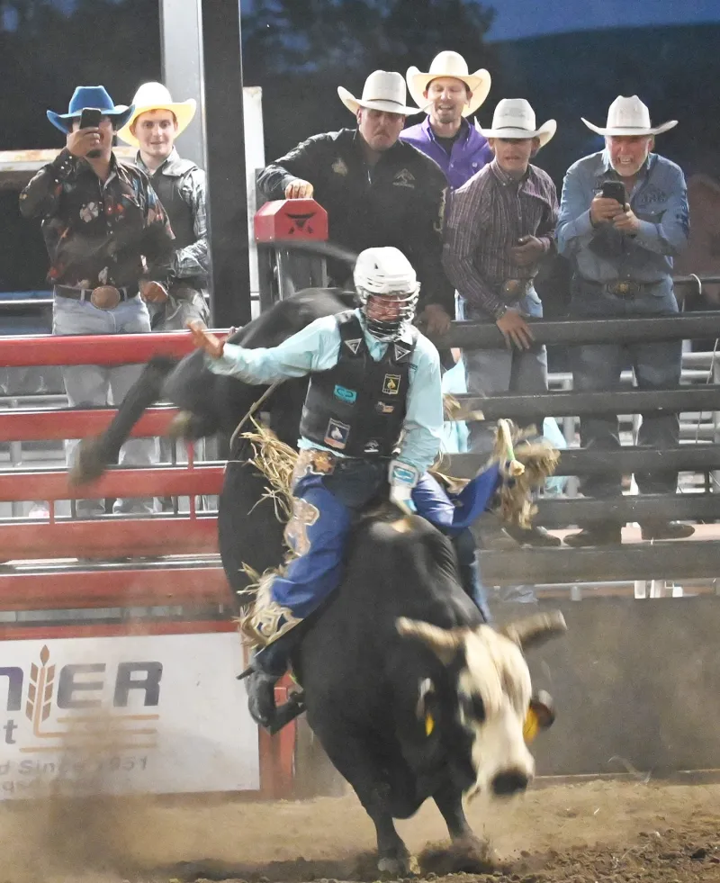 Letcher, South Dakota, cowboy hits big in bull riding