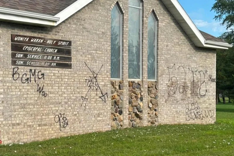 Criminals Vandalize Local Wagner, South Dakota Church-Who Did It?