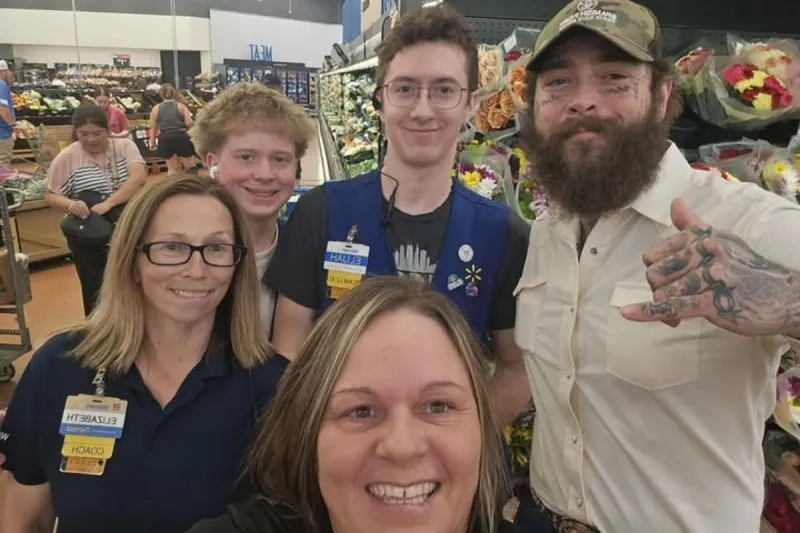 'Wow.' Post Malone Makes A Surprise Walmart Run In Ames, Iowa
