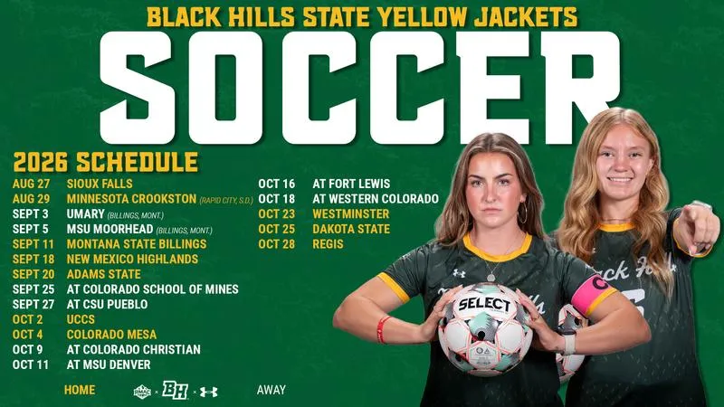 Black Hills State Women's Soccer Announces 2026 Schedule