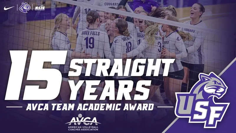 University of Sioux Falls Volleyball Earns 2026 AVCA Team Academic Award