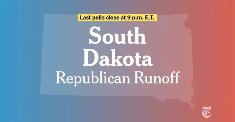 South Dakota Governor Republican Primary Runoff 2026: Live Election Results, Rhoden vs. Doeden