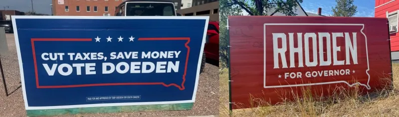 South Dakota Republican governor runoff results
