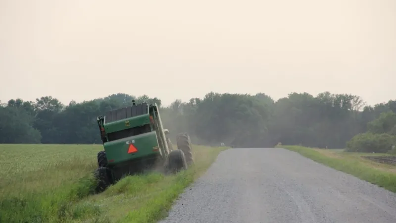 Farmers should be aware of ditch mowing and haying dangers