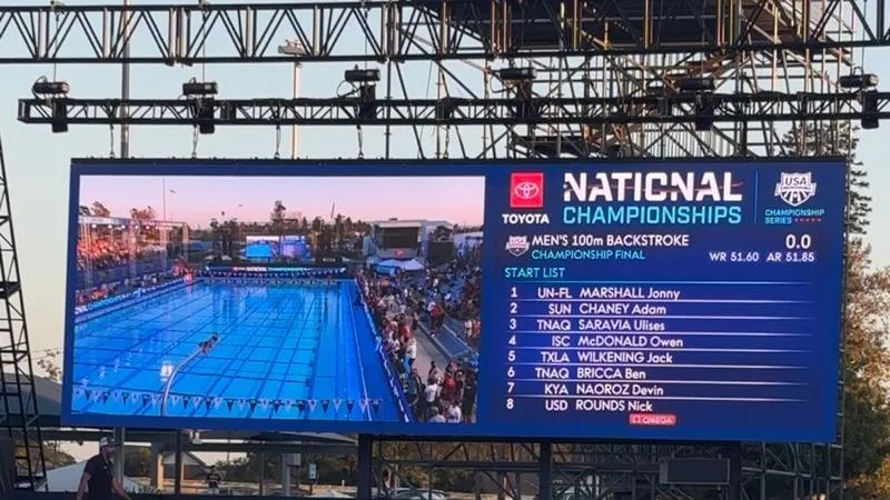 Rounds Posts Three Lifetime Bests at USD Swimming National Championships