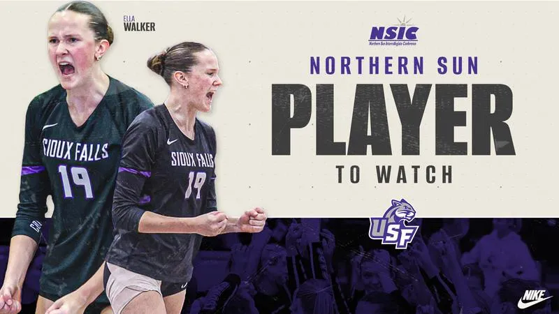 USF Volleyball Selected Fifth in NSIC Preseason Poll, Walker Earns Player to Watch Honors