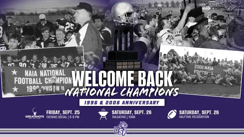 Sioux Falls to Welcome Back 1996 and 2006 National Championship Teams During Reunion Weekend