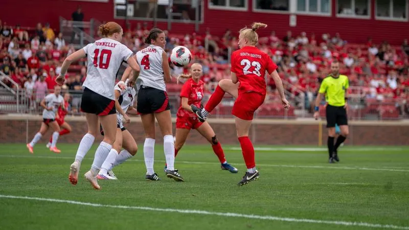 South Dakota battles to 1-1 Draw against Nebraska