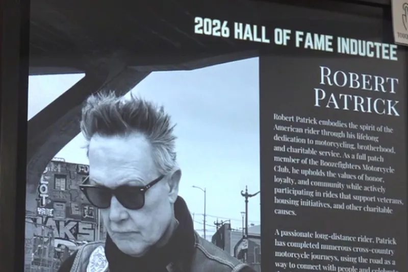 Actor Robert Patrick Rides Into Sturgis Motorcycle Museum Hall Of Fame