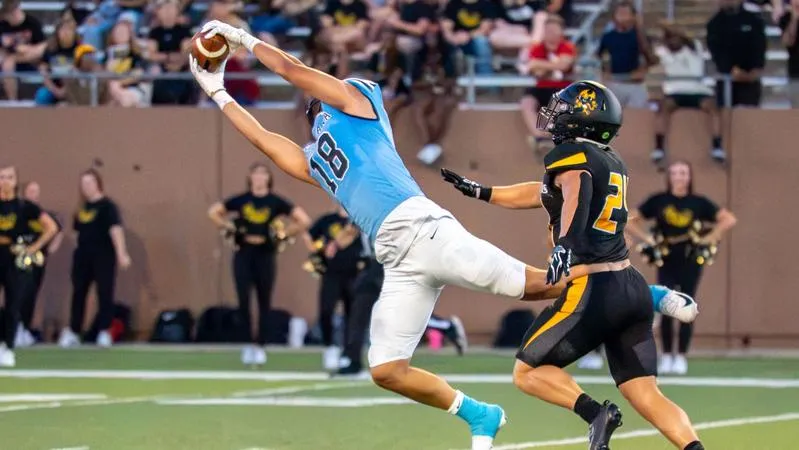 Offense Explosion Leads Football To Season-Opening Victory