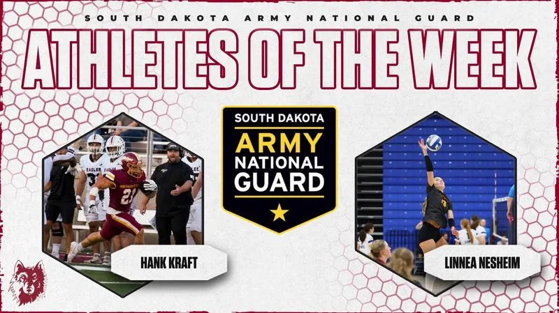 KRAFT, NESHEIM NAMED ARMY NATIONAL GUARD ATHLETES OF THE WEEK