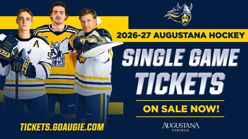 Augustana Hockey Single-Game and Flex Pack Tickets for the 2026-27 Season are On Sale Now