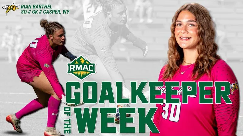 Barthel Tabbed RMAC Goalkeeper of the Week