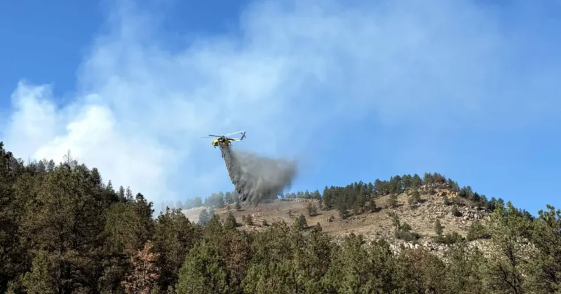 Crews respond to fire outside of Hot Springs