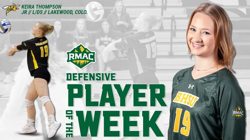 Thompson Named RMAC Defensive Player of the Week