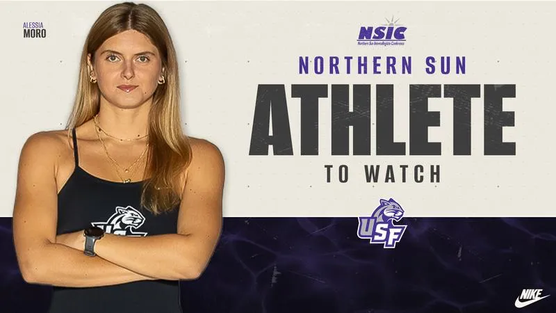 USF Swimming Picked Fourth in NSIC Preseason Coaches' Poll