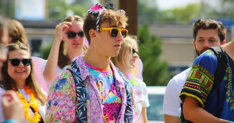 South Dakota Mines' Hardrockers celebrate Rocker Days during picnic and whitewashing of the 'M'