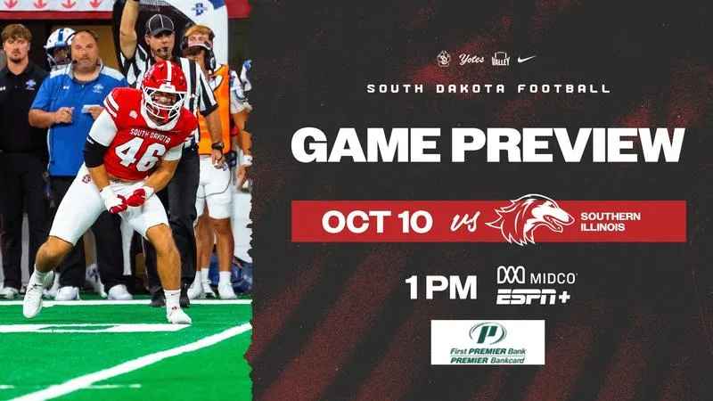 PREVIEW: Coyotes, Salukis Set for a Top-25 Clash in Vermillion