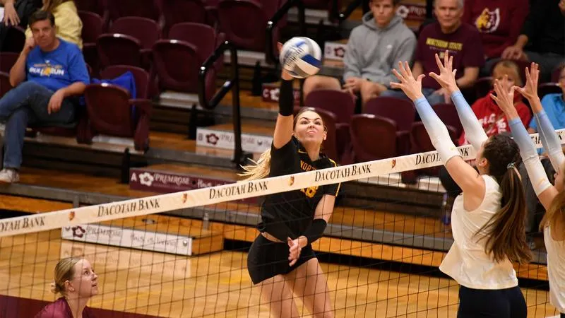 NESHEIM SETS A PROGRAM RECORD AS SHE LEADS THE WOLVES TO A FIVE-SET VICTORY