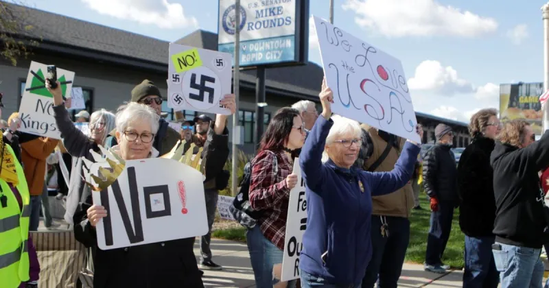 'No Kings 4' peaceful demonstration, food drive in Rapid City Oct. 17