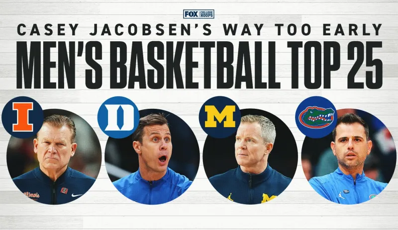 Men's College Basketball Rankings: Florida, Illinois Highlight Post-Portal Top 25